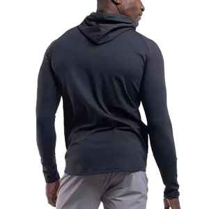Sudadera con Capucha Cruzada Premium para Hombre, Elástica, Absorbente de Humedad, Personalizable, con Capucha Ajustable, para Deporte, Gimnasio y Fitness - Product Image 2
