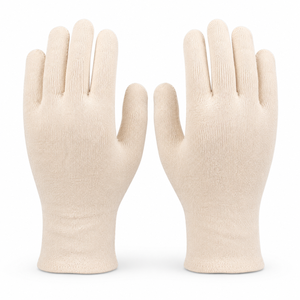 Guantes de Trabajo de Algodón con Textura Granulada, Antideslizantes, Resistentes al Calor, Tejido Duradero, Ajuste Cómodo, Rendimiento Confiable para Manipulación - Product Image 5