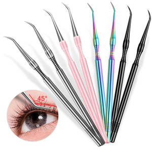 Wholesale Stainless Steel Individual Eyelash Extensions Tool Easy-to-Use False Lash Stick for Beauty Supply - Product Image 4