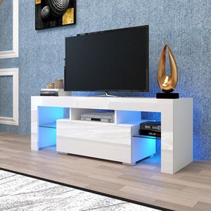 Mobile TV con Luci LED, Grande Mobile Porta TV con Base, Eleganti Supporti per TV - Product Image 3