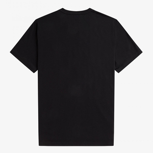 T-shirt à manches courtes pour homme, noir, avec motif à pois rouge, blanc et bleu, col rond, jersey décontracté, coupe ajustée, 100% coton, taille standard - Product Image 2