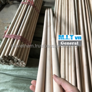 High Quality Premium Eucalyptus Wooden <b>Broom</b> <b>Handle</b>, Natural Wood, Lightweight, Strong and Long-Lasting - Product Image 1