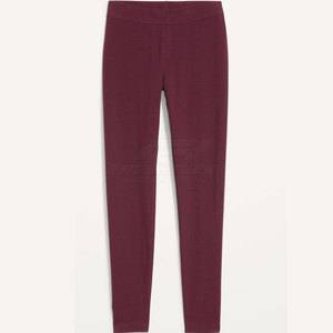Leggings de yoga à taille mi-haute, motif uni, avec logo personnalisé, dernier design, vente en gros, légers, écologiques, haute qualité - Product Image 1