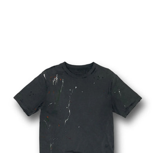 Camiseta de Algodón 100% Personalizada, de Punto, con Lavado Ácido, Antiarrugas, de 240 g/m², Estilo Vintage, Desgastada y Rota, Talla Grande - Product Image 5