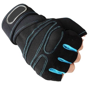 Unisex Customizable Half-Finger Gym Fitness Gloves Anti-Slip Breathable <b>Waterproof</b> Polyester Wrist Support Sports Weight Lifting - Product Image 4