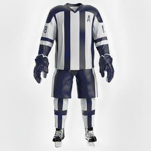 Jersey de Hockey sobre Hielo Transpirable de Alta Calidad, 100% Poliéster, Personalizable con Nombre de Equipo, Unisex - Product Image 2