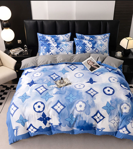 Juego de cama GUCOI modelo 294, funda nórdica estampada a la moda con rayas rojas y verdes, para las cuatro estaciones, otros materiales - Product Image 5
