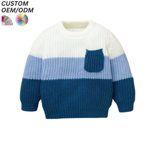 Suéter de Punto de Invierno para Niños, Jersey de Algodón, Ecológico, Transpirable, Compatible con OEM y ODM para Fabricación al por Mayor - Product Image 4