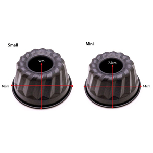Small Kugelhopf Pan 16cm Cold Rolled Steel & PTFE Non-Stick Fluted Tube Shape Oven Safe <b>Cake</b> <b>Mold</b> Gyeonggi-do Made Bakeware - Product Image 6