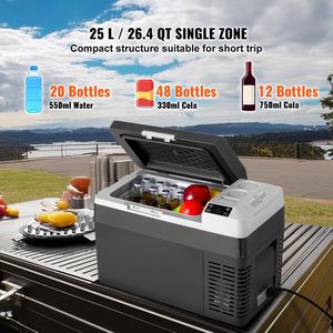 Frigorifero Portatile per Auto 12V 25L/26.4QT con Spina EU, Temperatura Regolabile - Product Image 2