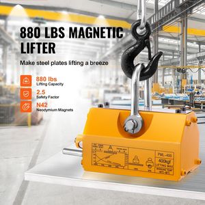 Sollevatore Magnetico da 400 Kg (880 Libbre) con Fattore di Sicurezza 2.5, Magnete di Sollevamento Permanente in Acciaio al Neodimio, Capacità Massima 1000 Kg - Product Image 2