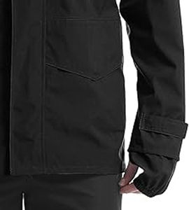 Chaqueta Impermeable Personalizada con Marca, Vinilo Transparente Estético para Marcas de Alta Costura, Venta al Por Mayor de Fábrica - Product Image 3