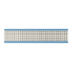 Marqueurs de fils en tissu acétate Brady avec numéros consécutifs pour l'identification des câbles - Product Image 2