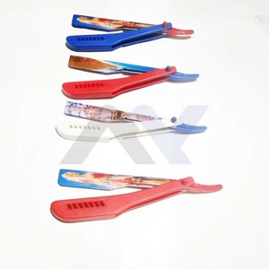 Rasoir droit professionnel élégant et confortable avec manche en plastique, pour le visage et le corps, lame en acier inoxydable, shavette - Product Image 4