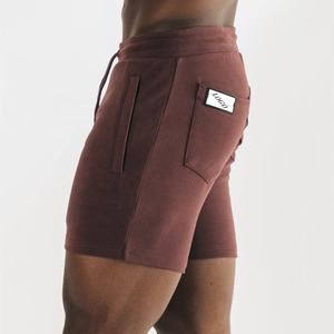 Short de fitness pour hommes personnalisé OEM 2025 short d'entraînement sportif décontracté solide short d'entraînement de course à pied prix de gros Logo personnalisé - Product Image 4