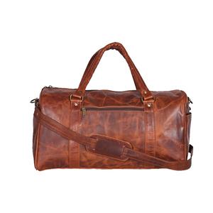 Premium Other <b>Material</b> Vintage Fashion Weekend Travel Luggage <b>Bag</b> Spacious Interior Strong Handles Adjustable Strap Zipper - Product Image 3