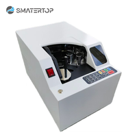 Compteur de billets rapide Smartertop 2600, machine à compter les billets et les pièces, compatible avec toutes les devises mondiales, 110V/220V