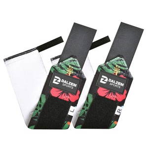 Correas de soporte de muñeca ajustables con logotipo personalizado para levantamiento de pesas, gimnasio, entrenamiento, Fitness, seguridad, accesorios de entrenamiento, compresión - Product Image 5