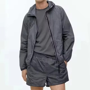 Veste coupe-vent pour homme de haute qualité avec impression de logo personnalisée, nouveau design, ensemble court, dernière version, meilleure qualité - Product Image 1