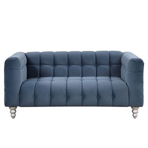 63\" Modern Dutch Fluff Upholstered <b>Sofa</b> with Buttoned Tufted Backrest and Solid Wood <b>Legs</b> <b>for</b> Living Room - Product Image 3