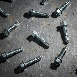 Fixations métalliques robustes de qualité professionnelle - Autoperceuses hexagonales galvanisées, directement de l'usine - Product Image 2