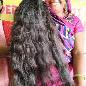 Cheveux humains vierges bruts 100% naturels, en gros, ondulés, de 8 à 36 pouces de long, provenant de temples indiens du Sud - Product Image 2