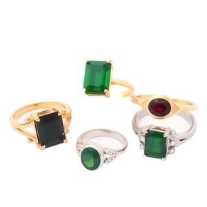 925 Sterling Silver Ring Rhodium and 18K Gold Plated With Diamond for Weddings <b>Anniversaries</b> or Parties - Product Image 1