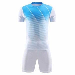 ชุดฟุตบอล เสื้อ กางเกง ชุดทีม ซับลิเมชั่น ระบายอากาศได้ดี 100% โพลีเอสเตอร์ สำหรับฝึกซ้อมและแข่งขัน รับผลิตตามแบบ OEM - Product Image 1