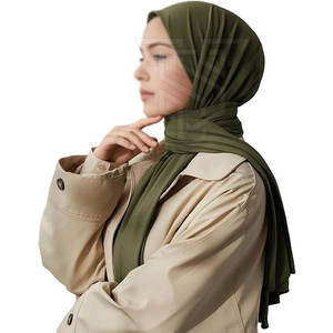 Hiyab Musulmán Largo y Sencillo Informal para Mujer, Ropa Tradicional de Dubái, Ropa Islámica, Hiyab en Talla Adulto - Product Image 1