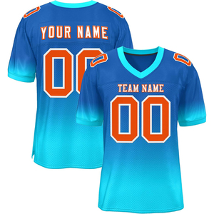 Wholesale American Football Jersey Supplier Polyester Mesh SUBLIMATION Durable Quick Dry Custom Team Name OEM ODM Apparel - Product Image 5