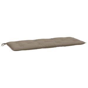 Cuscino con panca da giardino Taupe 47.2 \ "x(19.7 \" + 19.7 \ ")x2.8 \" cuscini da esterno e cuscini in tessuto Oxford - Product Image 4