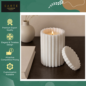 Portavelas de Mármol Natural de Alta Calidad, Diseño Moderno de Lujo, Venta al Por Mayor, Ecológico, Hecho a Mano, Resistente al Calor, Navidad - Product Image 5