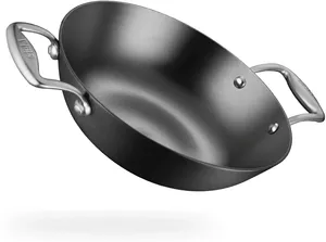 Luxury 22cm Cast Iron Cooking <b>Pot</b> Nitrile Series Premium Non Stick Fry Cookware with Even Heat Distribution <b>for</b> Modern Kitchens - Product Image 4