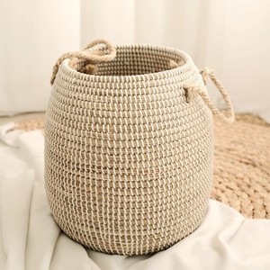 Decorative seagrass straw <b>baskets</b> high quality sea grass <b>basket</b> for home halloween christmas - Product Image 6