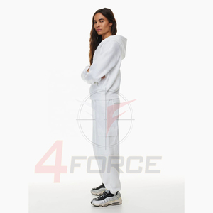 Sweat à capuche zippé intégral pour femme, en molleton de coton 500 GSM, ultra épais, lourd, pour l'hiver, style streetwear, fabrication OEM sous marque privée - Product Image 5
