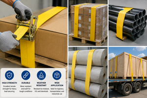 Cinta de Poliéster para Fabricación de Eslingas de Elevación de 4 Pulgadas, Durabilidad Prolongada para Manipulación de Materiales, Suministro de Fábrica OEM - Product Image 3