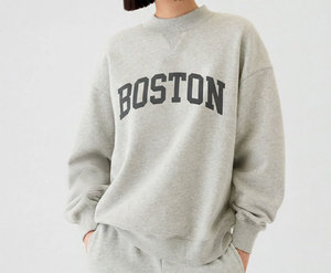 Sudadera cuello alto personalizada para mujer, cálida, informal, de moda, holgada, para uso diario - Product Image 3