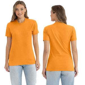 T-shirt en coton blanc pour homme et femme, coupe classique, col rond, manches courtes, jersey décontracté, inspiré de Next Level Apparel - Product Image 5