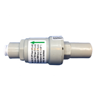 Vanne de régulation de pression manuelle HSU RO, sortie 60 psi, entrée max 230 psi, système de filtration d'eau domestique sous évier à 1 étage