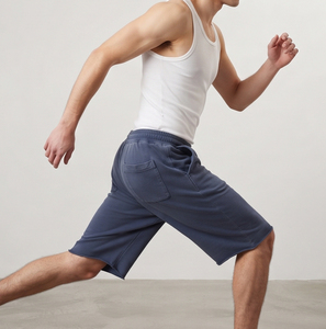 <b>Men</b>’s Loose Fit Capri <b>Sweat</b> <b>Shorts</b> Knee Length Cotton Gym <b>Shorts</b>,Casual 100% Cotton Comfortable Training Casual Sportswear <b>Short</b> - Product Image 5