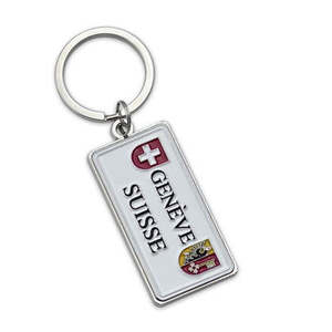 Usine chinoise de qualité supérieure, pas de MOQ, porte-clés en métal personnalisé en forme de poupée, imperméable, léger, 2D/3D, conception gratuite, doux et dur - Product Image 2