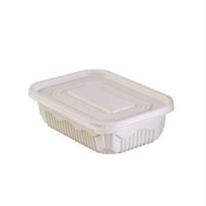 Conteneur rectangulaire jetable en amidon de maïs de 500 ml pour cafés, restaurants et événements, disponible au meilleur prix - Product Image 1