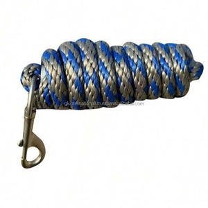 Cuerda de plomo de caballo multicolor cuerda de plomo de algodón PP hecha a mano para caballos - Product Image 3