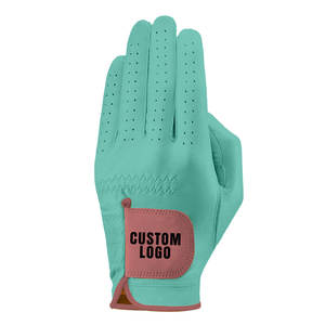 Quality Unisex Right-Handed Golf Glove Genuine Leather Breathable Sport Hand Glove Adjustable Wrist <b>Strap</b> Pull-On Closure for - Product Image 2