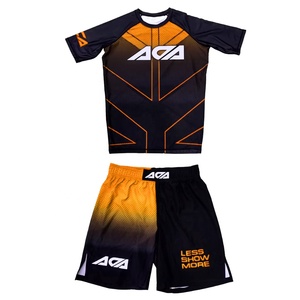 Tenue d'arts martiaux Charr 2025 – Ensemble d'entraînement MMA personnalisé entièrement sublimé pour hommes en Spandex/Polyester 220g, respirant et à séchage rapide - Product Image 2