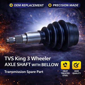 Eje de tracción para triciclo TVS King con fuelle |   Repuesto de Transmisión - Product Image 3