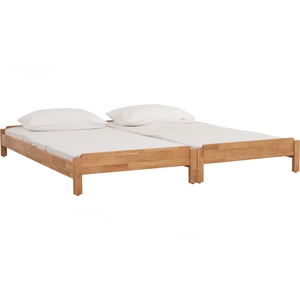<b>Solid</b> <b>Wood</b> Platform <b>Bed</b> Frame Scandinavian <b>Single</b> <b>Bed</b> Minimalist Wooden <b>Bed</b> for Bedroom Apartment - Product Image 4