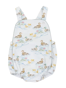 Précommande : Vêtements pour enfants imprimés canards colverts, tenues short pour petit garçon, barboteuse bulle pour bébé, vêtements pour frères - Product Image 3