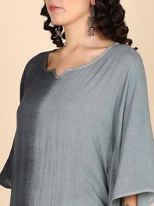 High Quality Designer Rayon <b>Kaftan</b> Tie Dyed <b>Summer</b> Daily Wear Regular Fit Sweetheart neck at Best Price by Supplier - Product Image 5