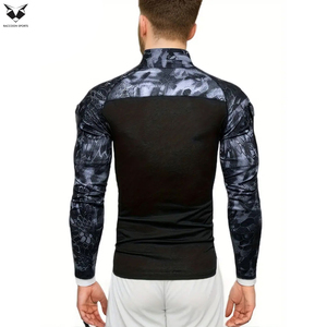 In Different Color Latest Design Product Premium Quality Fight Training Wear Men Quick-Dry Adult Sports Rash Guard Top - Product Image 4